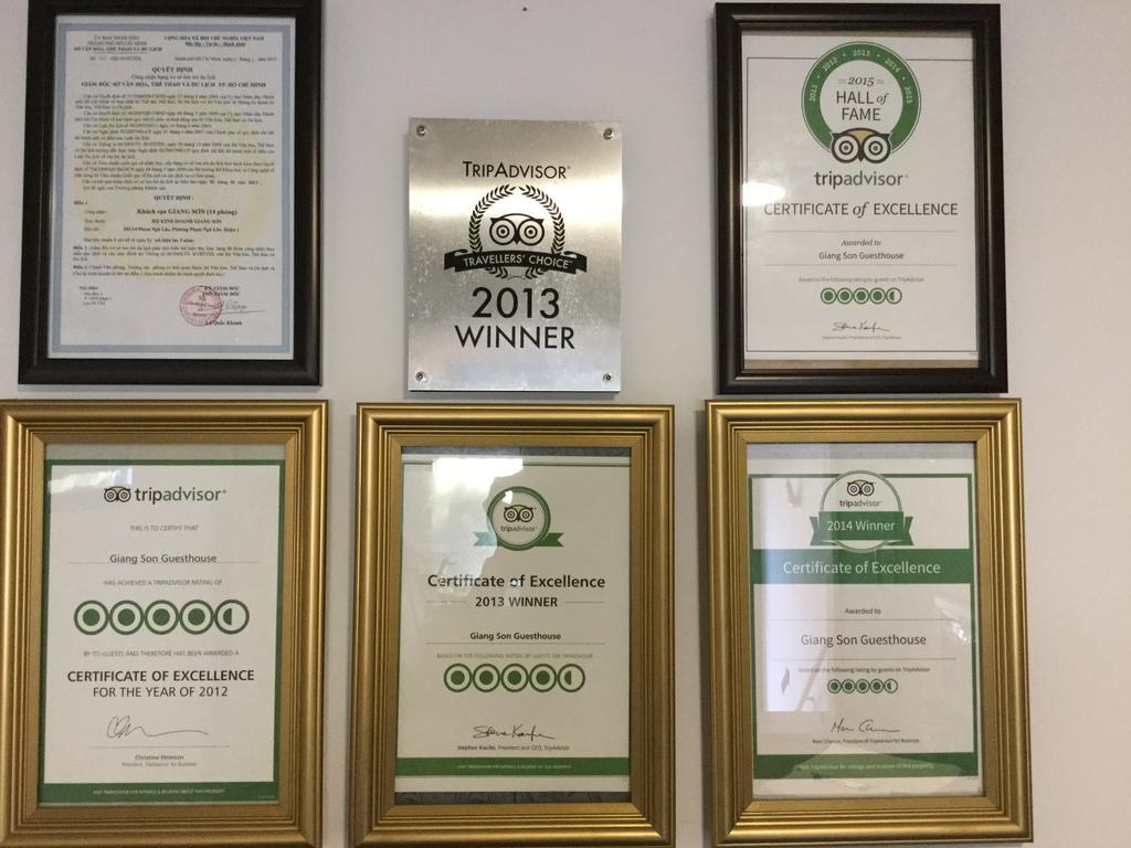 Giang Son Hotel江山民宿范五老区酒吧街胡志明市 Eksteriør billede